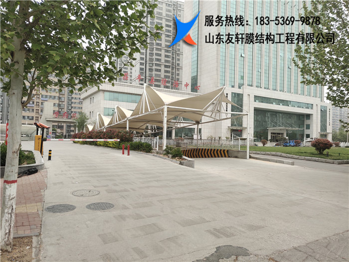 膜结构车库出入口