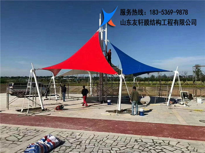 张拉膜索膜景观
