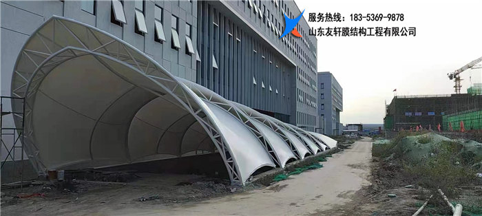 膜结构车库出入口