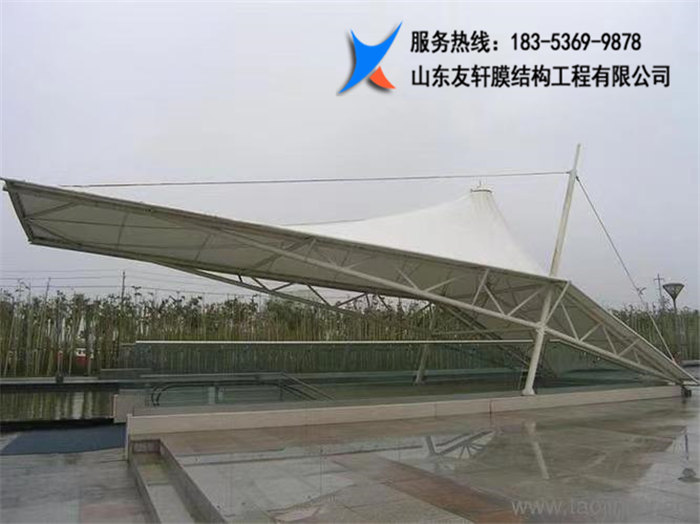膜结构车库出入口
