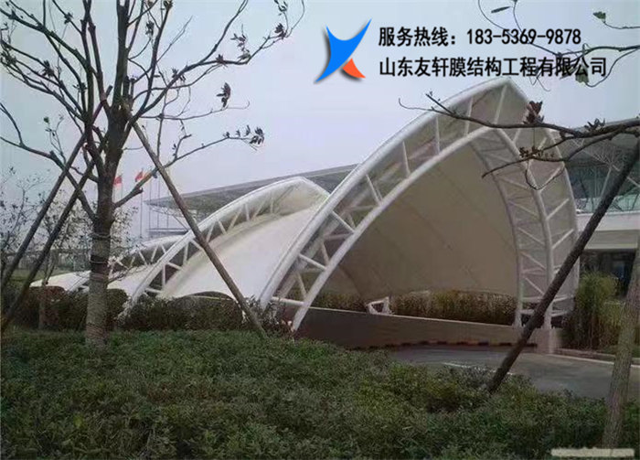 膜结构车库出入口