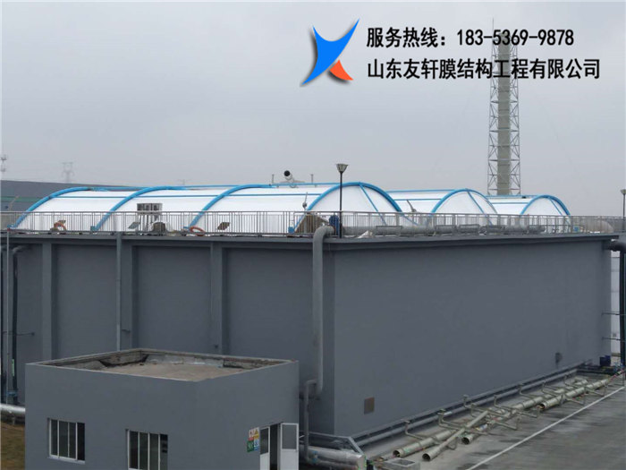 膜结构污水池加盖