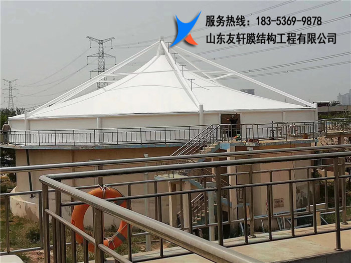 膜结构污水池加盖