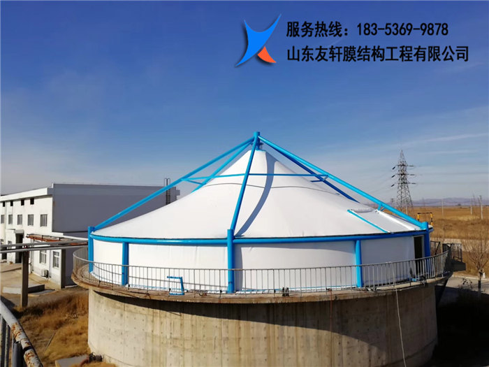 膜结构污水池加盖