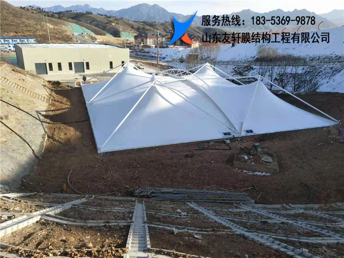 膜结构污水池加盖